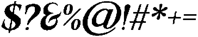 Valore Text Pro Medium Italic otf (500) Font OTHER CHARS