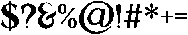 Valore Text Pro Medium otf (500) Font OTHER CHARS