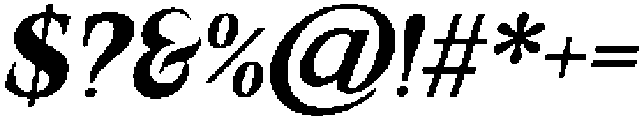Valore Text Pro Semi Bold Italic otf (600) Font OTHER CHARS