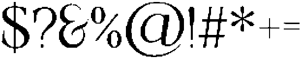 Valore Text Pro Thin otf (100) Font OTHER CHARS