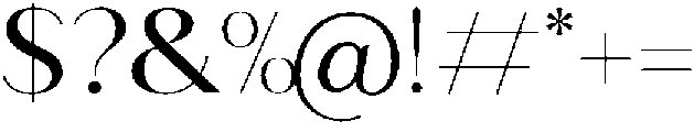 Valoria Sans Regular otf (400) Font OTHER CHARS