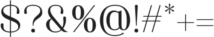 Valorine Regular otf (400) Font OTHER CHARS