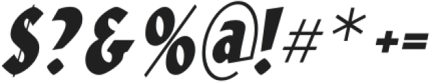 Valorous Italic otf (400) Font OTHER CHARS