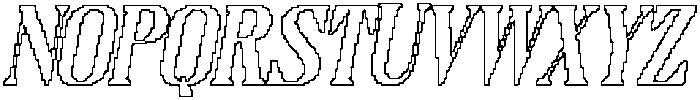 Valtine Pixel Outline otf (400) Font UPPERCASE