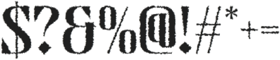 Valtine Rough Regular otf (400) Font OTHER CHARS