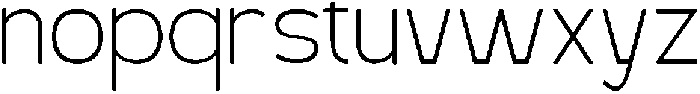 Valtora Extra Light otf (200) Font LOWERCASE