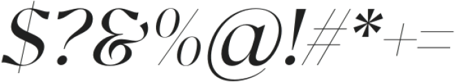 Valturin Italic otf (400) Font OTHER CHARS