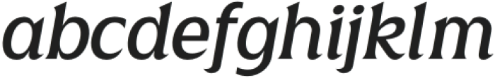 Valty-Italic otf (400) Font LOWERCASE