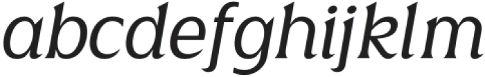 Valty Light Italic otf (300) Font LOWERCASE