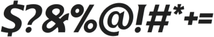 Valty Medium Italic otf (500) Font OTHER CHARS