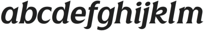 Valty Medium Italic otf (500) Font LOWERCASE