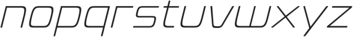 Valve ExtraLight Italic otf (200) Font LOWERCASE