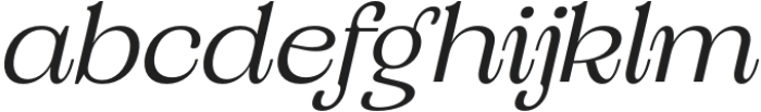 Valverde Light Italic otf (300) Font LOWERCASE