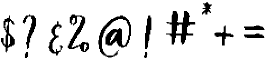 Vamellia Script Regular otf (400) Font OTHER CHARS