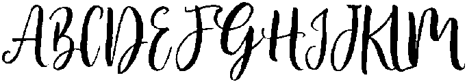 Vamellia Script Regular otf (400) Font UPPERCASE