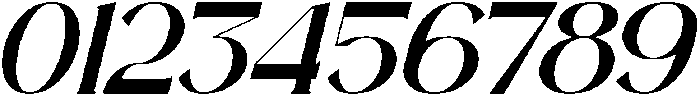 Vamoria Italic otf (400) Font OTHER CHARS