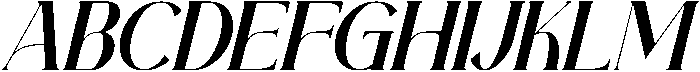 Vamoria Italic otf (400) Font UPPERCASE