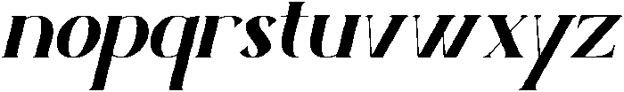Vamoria Italic otf (400) Font LOWERCASE