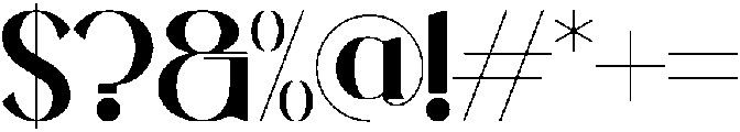 Vamoria otf (400) Font OTHER CHARS