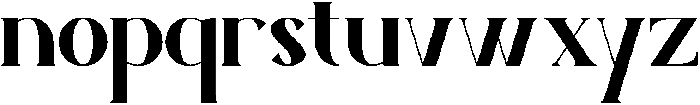 Vamoria otf (400) Font LOWERCASE