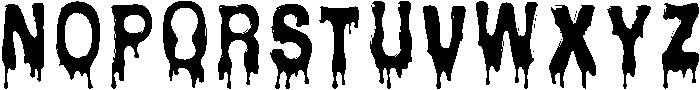 Vampire Regular otf (400) Font UPPERCASE