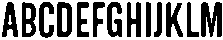 Vancouver Gothic Regular otf (400) Font UPPERCASE