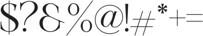 Vanda Regular otf (400) Font OTHER CHARS