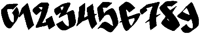 Vandal Broken Regular otf (400) Font OTHER CHARS