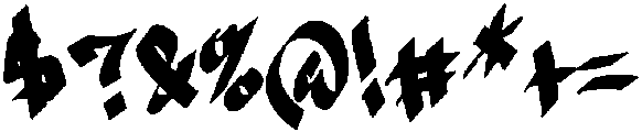 Vandal Broken Regular otf (400) Font OTHER CHARS