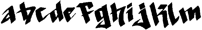 Vandal Broken Regular otf (400) FONT