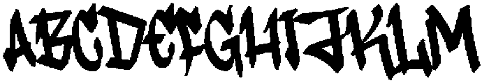 Vandal Rush otf (400) Font UPPERCASE