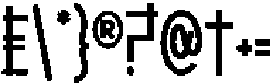 Vandalik One otf (400) Font OTHER CHARS