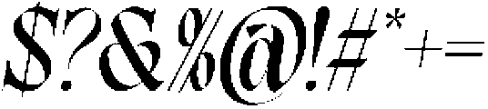 Vandals Blackstar Regular otf (900) Font OTHER CHARS