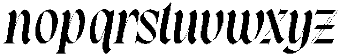 Vandals Blackstar Regular otf (900) Font LOWERCASE