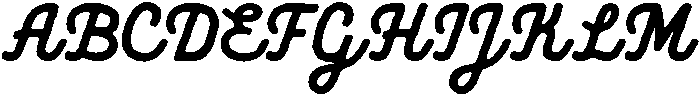 Vane Dream Regular otf (400) Font UPPERCASE