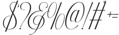 Vangelina Regular otf (400) Font OTHER CHARS