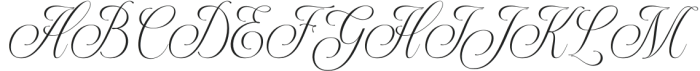 Vangelina Regular otf (400) Font UPPERCASE
