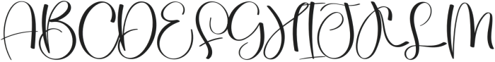 Vania Signature Regular otf (400) Font UPPERCASE