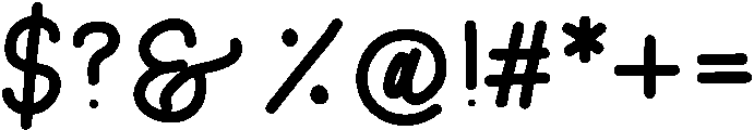 Vanilla-Bold ttf (700) Font OTHER CHARS