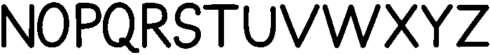 Vanilla-Bold ttf (700) Font UPPERCASE