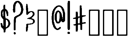 Vanilla Latte Regular otf (400) Font OTHER CHARS