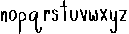 Vanilla Latte Regular otf (400) Font LOWERCASE