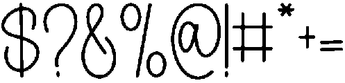 Vanilla Regular otf (400) Font OTHER CHARS