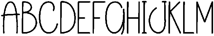 Vanilla Regular otf (400) Font UPPERCASE