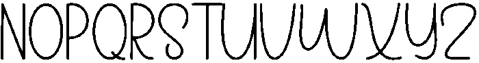 Vanilla Regular otf (400) Font UPPERCASE