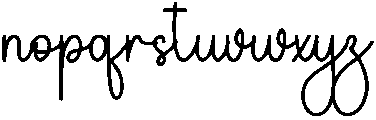 Vanilla Regular otf (400) Font LOWERCASE