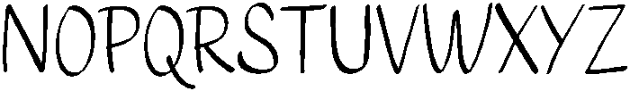 Vanilla Regular otf (400) Font UPPERCASE