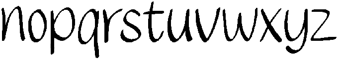 Vanilla Regular otf (400) Font LOWERCASE