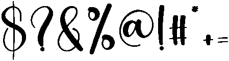 Vanilla Regular otf (400) Font OTHER CHARS