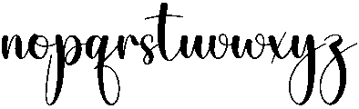 Vanilla Regular otf (400) Font LOWERCASE